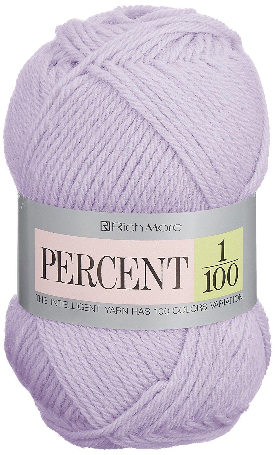 Richmore Percent Yarn Medium Weight Col.59 Purple Family 40g Approx. 120m 017