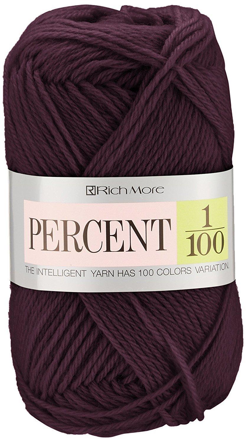 Richmore Percent Yarn, Medium Weight, Col. 62 Red, 40g (approx. 120m), 017