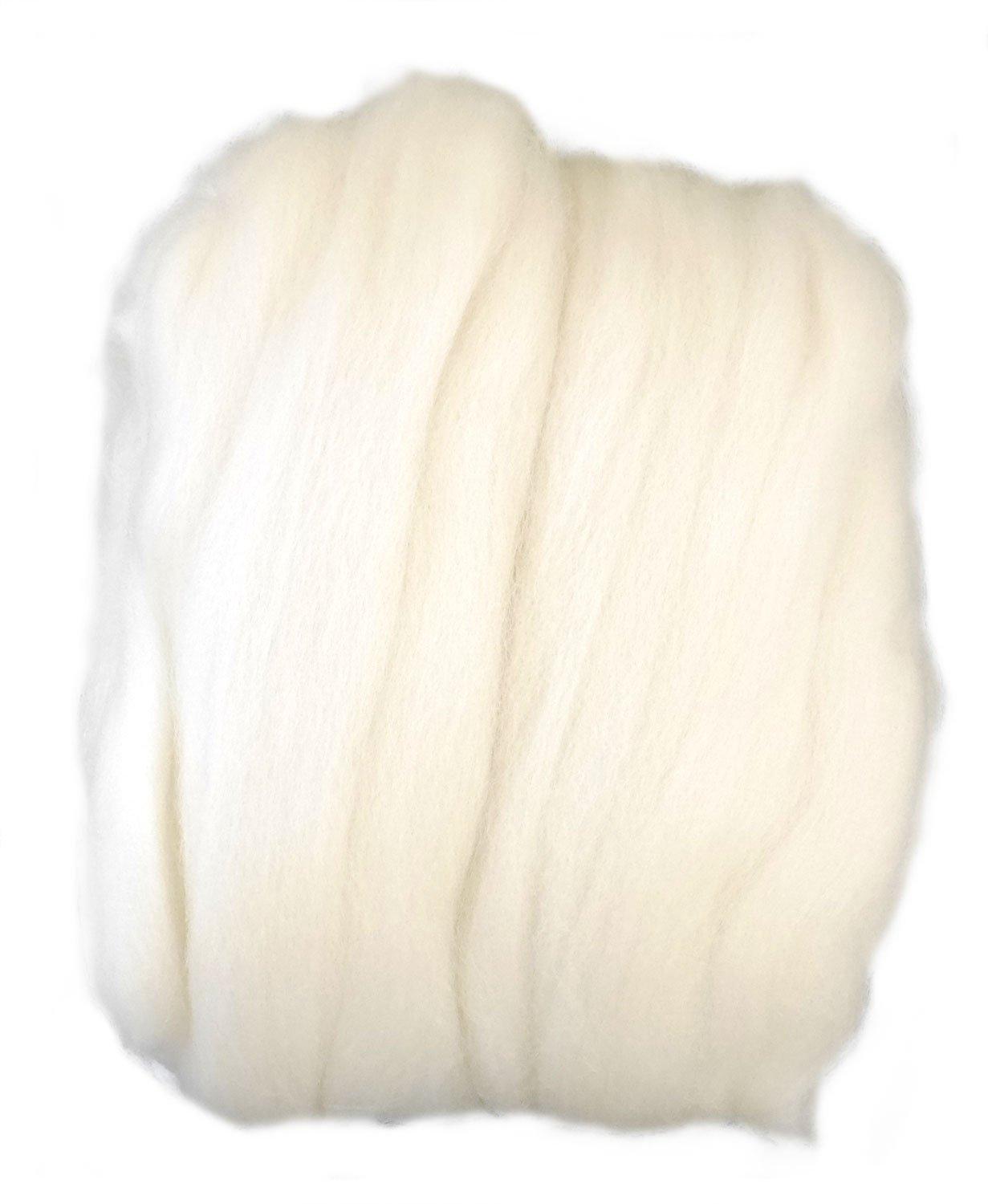 Hamana Wool Felt Solid 50g col.1 H440-000-1 White/Black/Brown Series