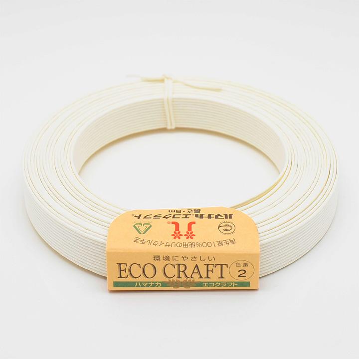 Hamana Eco Craft col.2 White 5m Roll