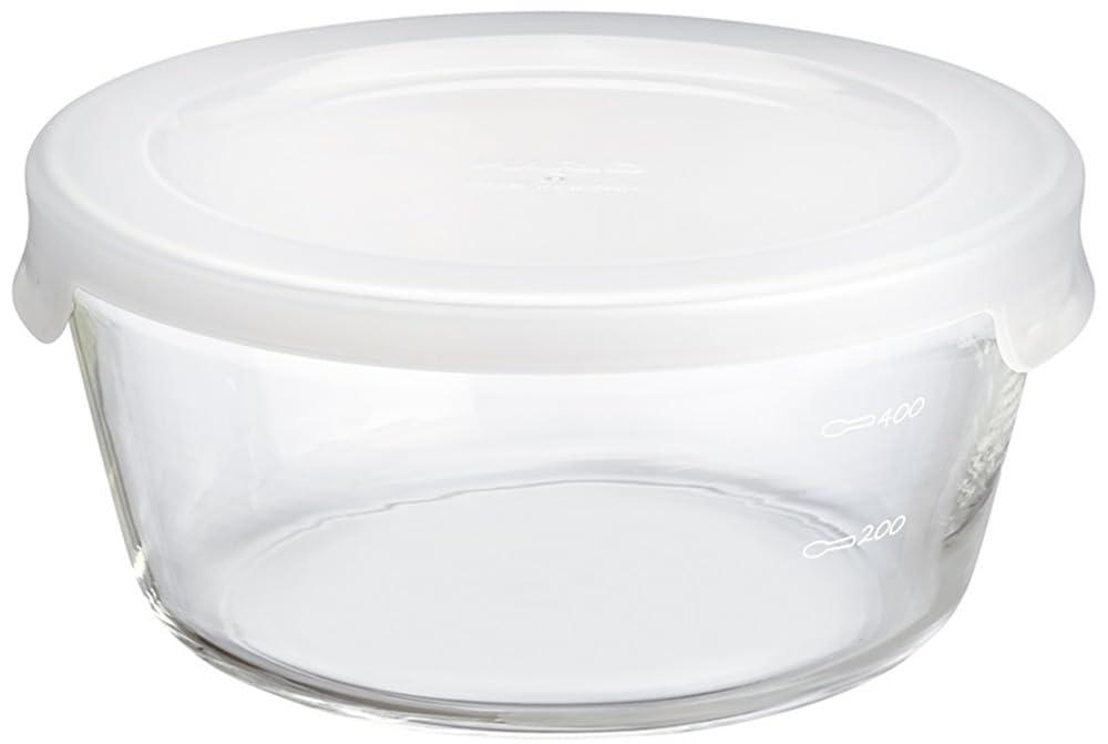 HARIO Heat-Resistant Glass Storage Container Round 1200ml MST-120-TW