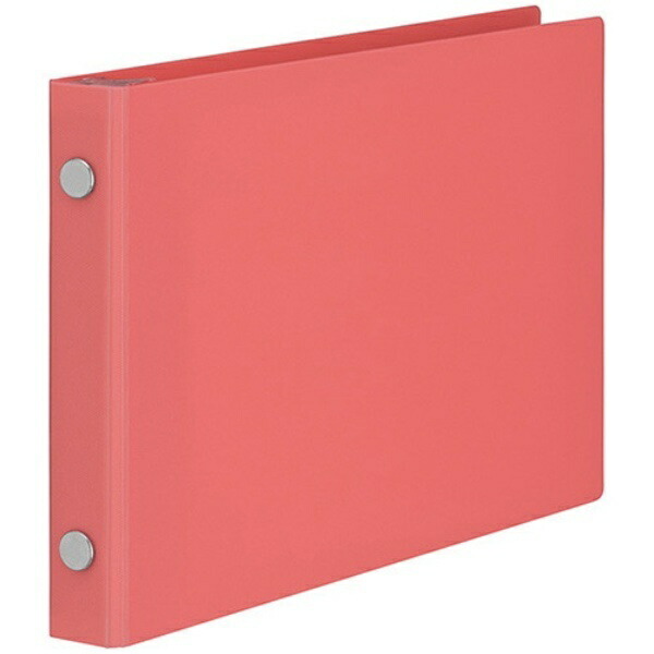 Maruman Loose-Leaf Binder Mini Size Into One 5-Hole Pink FM61-08