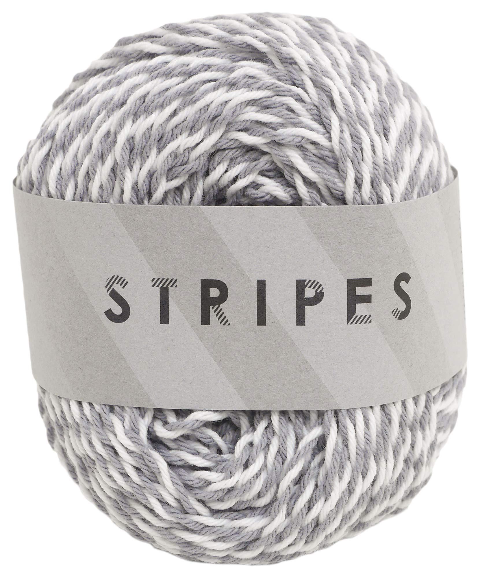 Yokota DARUMA Stripes Yarn Medium Weight Col.2 Gray Family 30g Approx. 58m 3010