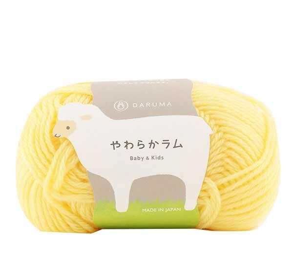 Yokota DARUMA Soft Lamb Wool Yarn Medium Weight Col.4 30g 103m