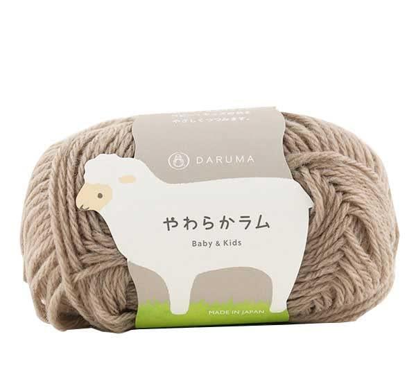 Yokota DARUMA Soft Lamb Wool Yarn Medium Weight Col.25 30g 103m 5140