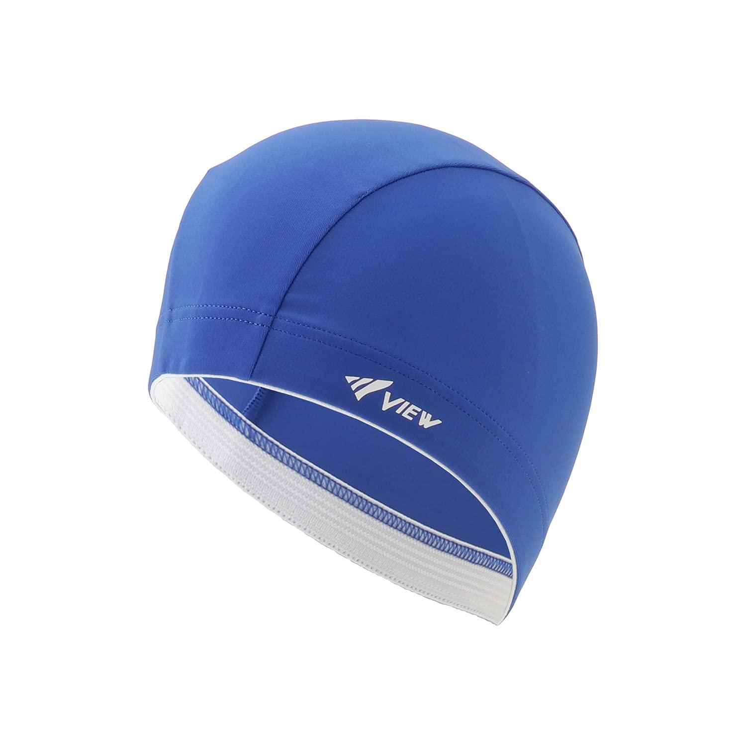 VIEW Swimming Cap Two-Way Cap for Adults Blue V52 BL