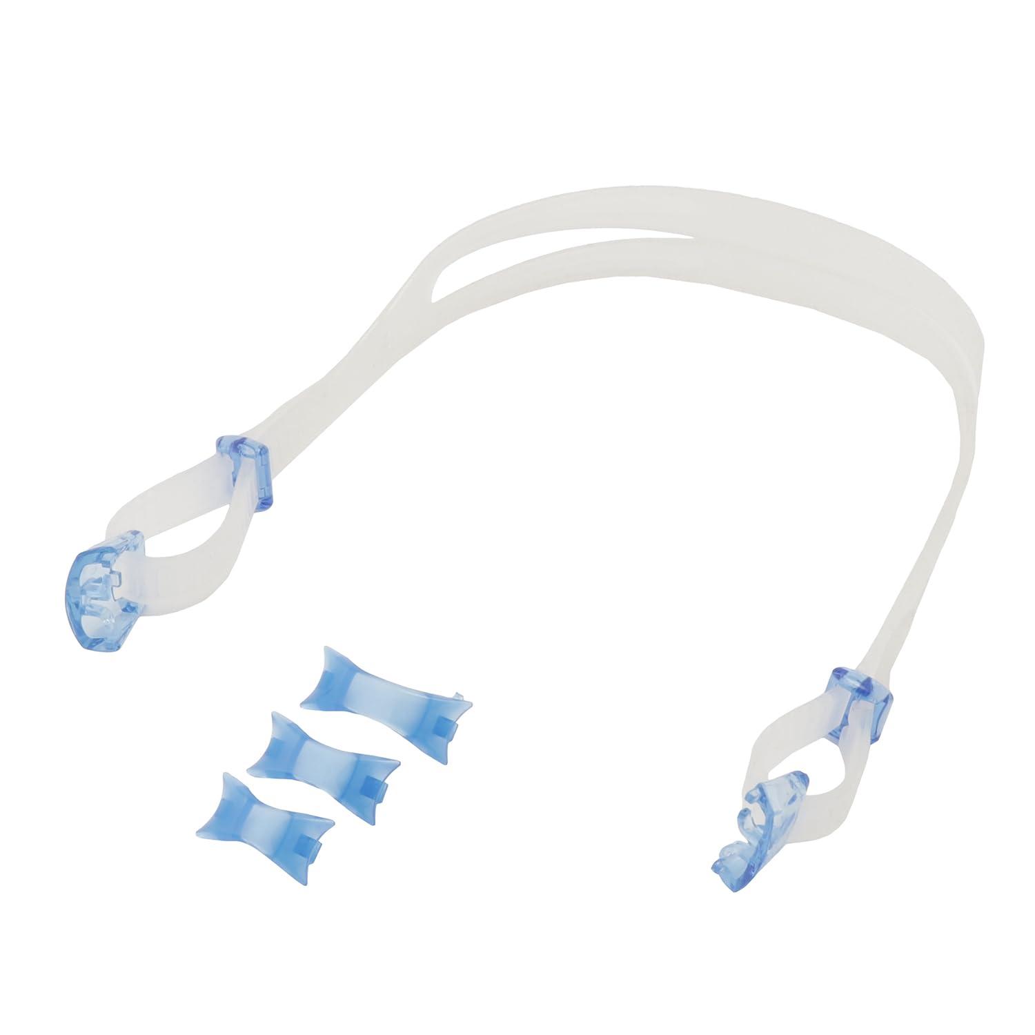 [View] Swimming Goggles Made in Japan for Ages 10 and Up, Prescription Lens Compatible, Belt Strap Replacement Parts Kit, Clear Light Blue VPS570 CL