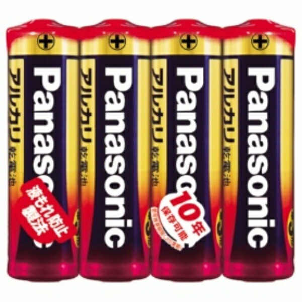 Panasonic Alkaline Batteries AA Size 4-Pack