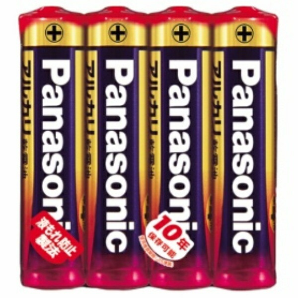 Panasonic AA Alkaline Batteries 4-Pack LR03XJ/4SE