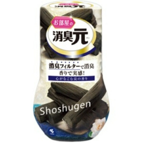 Kobayashi Pharmaceutical Room Deodorizer: Soothing Charcoal Scent 400ml 1 bottle