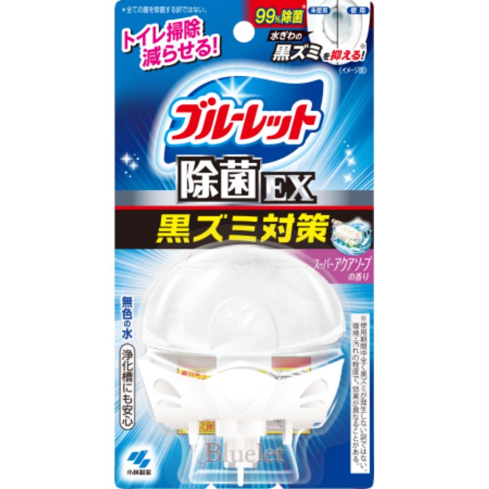 Kobayashi Pharmaceutical Liquid Blue Let Just Place It Disinfectant EX Super Aqua Soap Main Unit 67mL 1 piece