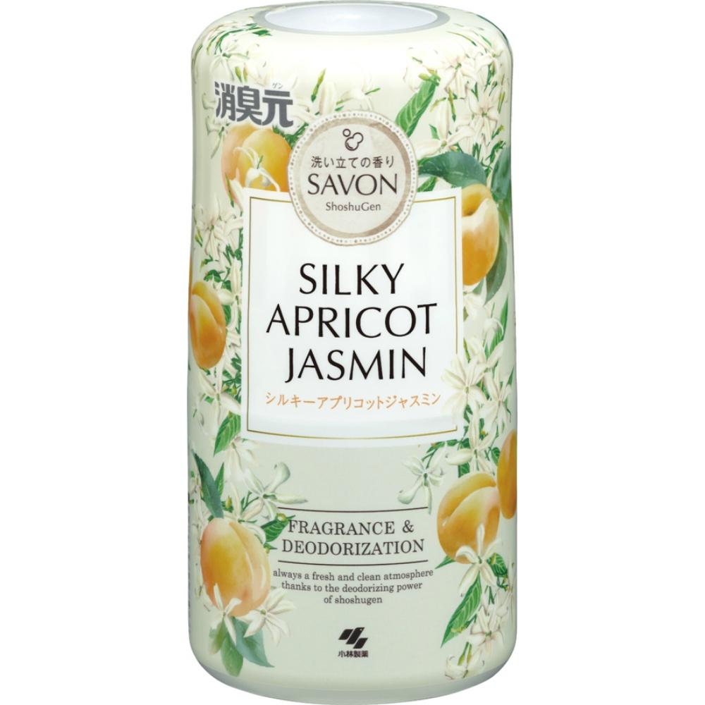 Deodorant SAVON Silky Apricot Jasmine Air Freshener for Rooms and Toilets, Main Unit, Stand-Type, 400ml