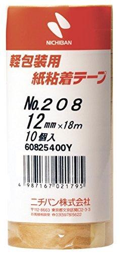 Paper Adhesive Tape 208-12 12mm × 18m 10 rolls