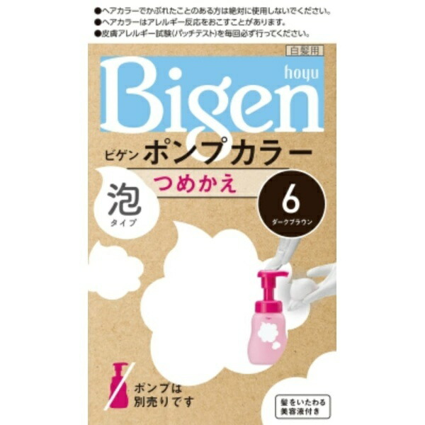 Bigen Pump Color Refill 6 Dark Brown