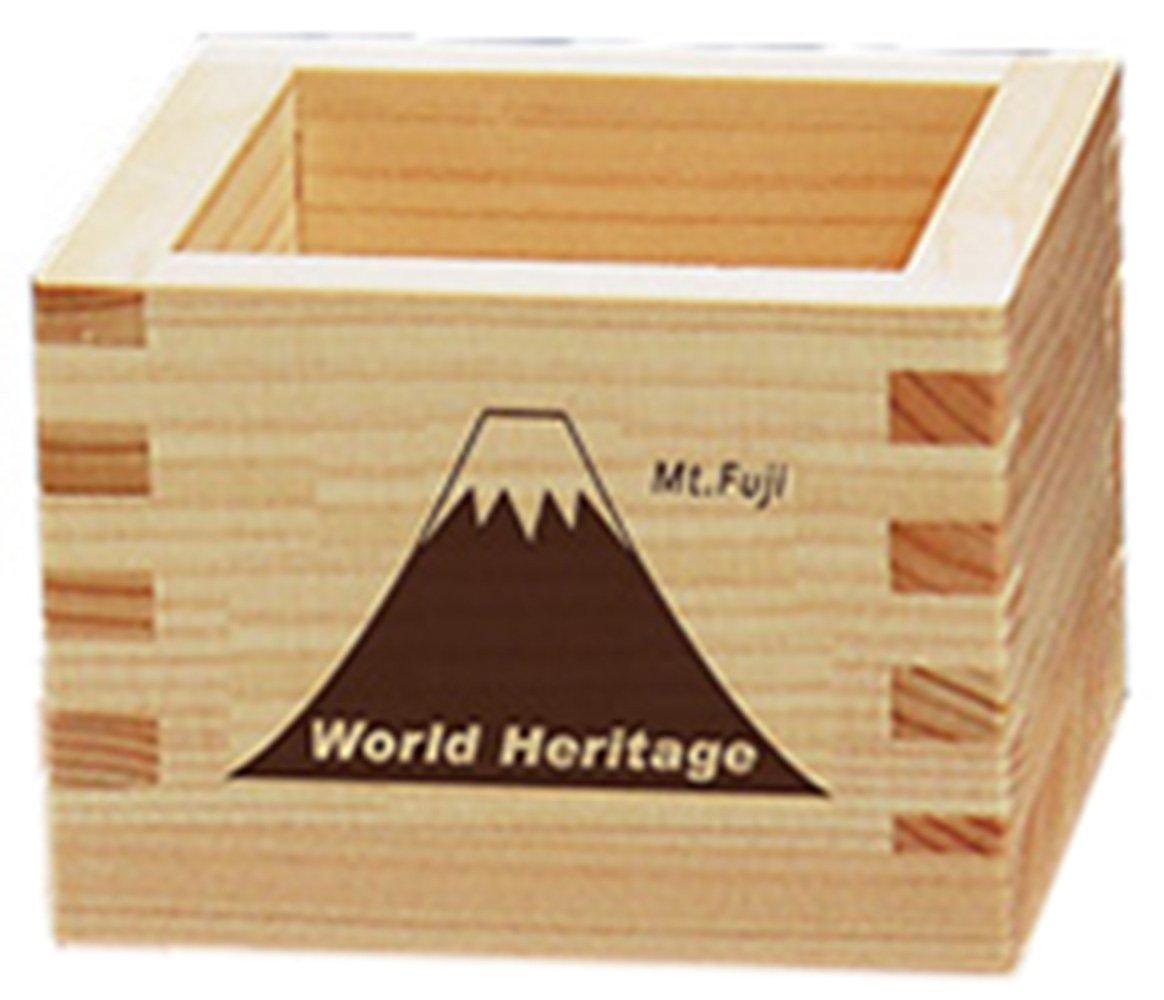 Yamaco Temahima Workshop Hinoki Sake Cup (1-go cup) A cup with a refreshing hinoki scent, perfect for chilled sake Fuji yamaco88398