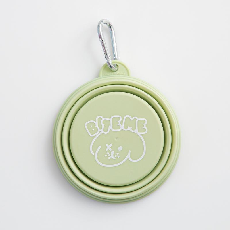 BITE ME Portable Folding Bowl Pastel (Melon)