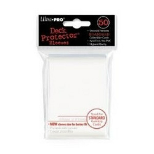 Standard Size Solid Deck Protector Hard Sleeves, 50-Pack [91×66mm]