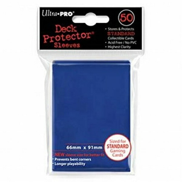 Standard Size Solid Deck Protector Hard Sleeves, 50-Pack [91×66mm]
