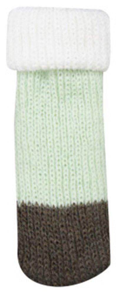 Toyo Case Chair Leg Covers Noise & Scratch Prevention Chair Socks 8-Piece Set Green CSK-GR