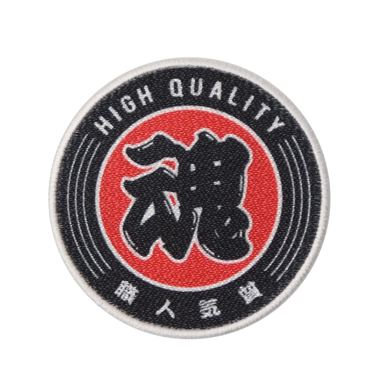 Toyo Case Embroidered Sticker Artisan Patch Japanese Pattern 01 Size: Approx. W7.5 D0.1 H7.5 SS-TL-JP-01