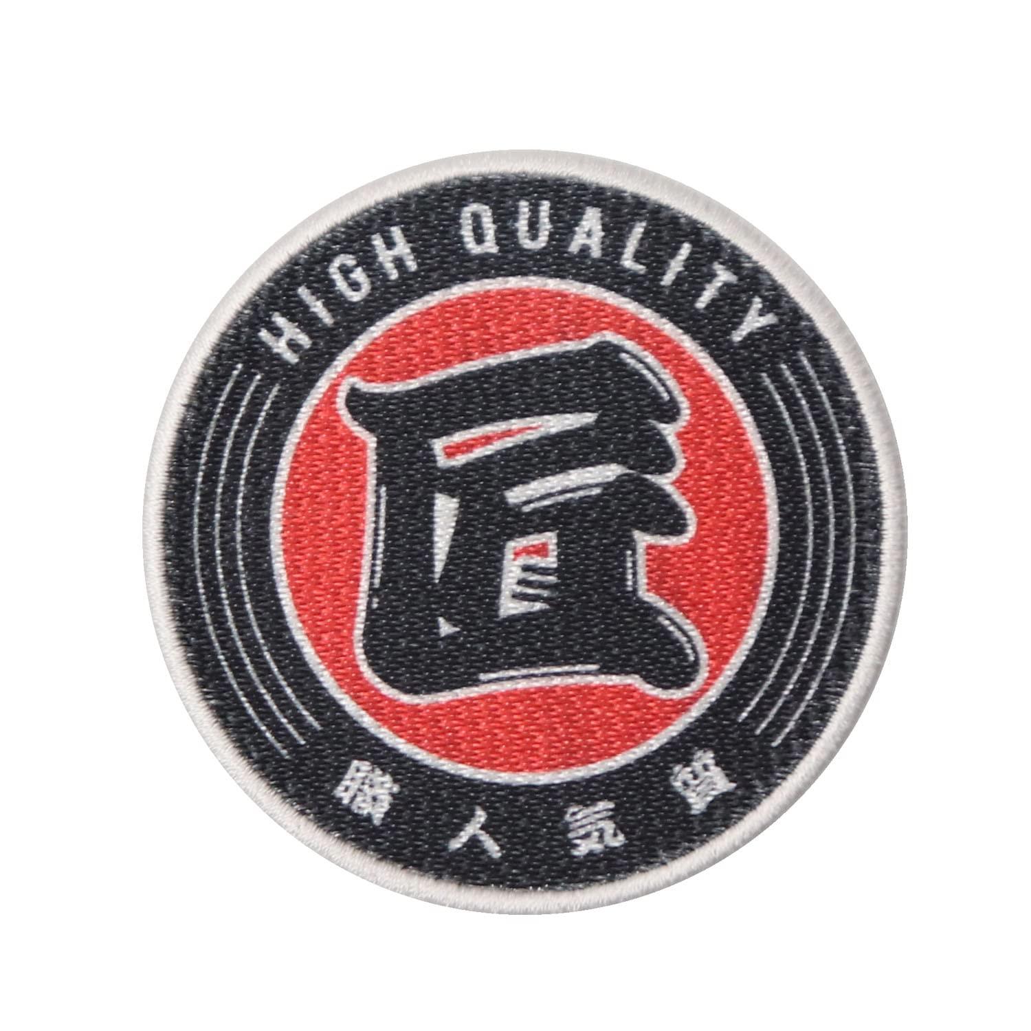 Toyo Case Embroidered Sticker Artisan Patch Japanese Pattern 03 Size: Approx. W7.5 D0.1 H7.5 SS-TL-JP-03