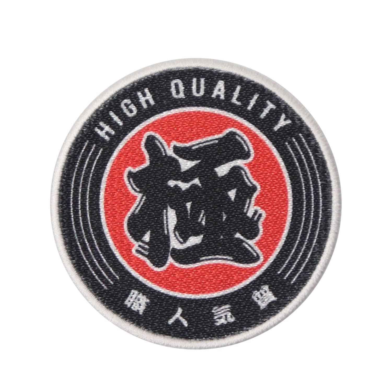 Toyo Case Embroidered Sticker Artisan Patch Japanese Pattern 04 Size: Approx. W7.5 D0.1 H7.5 SS-TL-JP-04