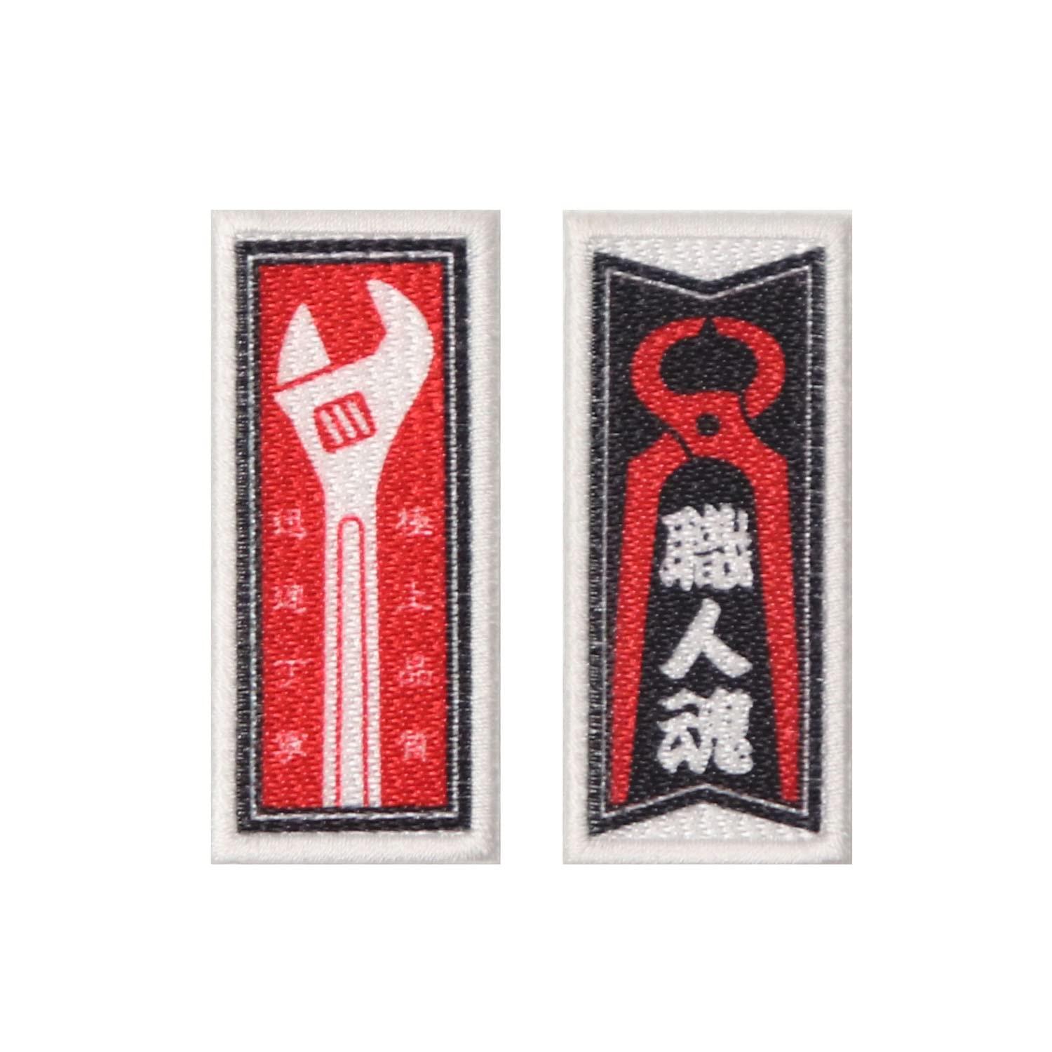 Toyo Case Embroidered Sticker Artisan Patch Japanese Pattern 05 Size: Approx. W0.3 D0.1 H7.5 SS-TL-JP-05