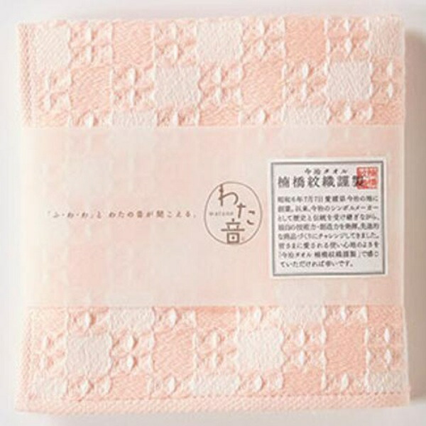 Kusunohashi Monori Handkerchief Towel Wataoto Shusu Waffle Pink Approx. 25×25cm 1-65610-86-P