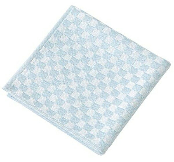 Kusunohashi Monori Handkerchief Towel Wataoto Shushi Weave Blue Approx. 25×25cm 1-61157-86-B