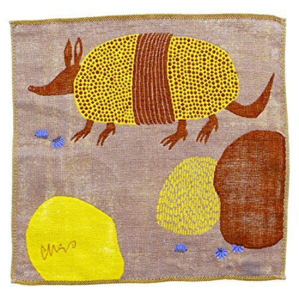 Kusubashi Mon Ori morita MiW Gauze Handkerchief Armadillo Gray A-65934-86-GY 25×25cm