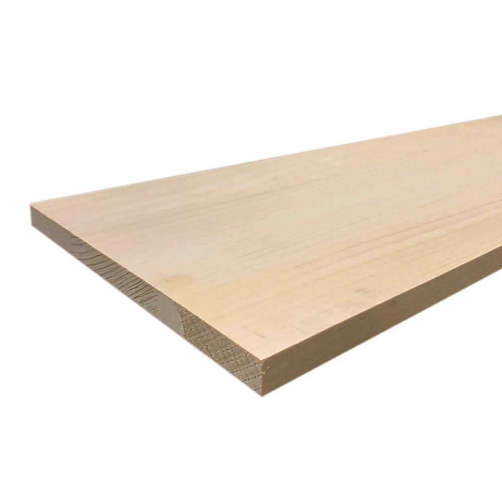 Ezo Pine Board Length: 910mm Four-sided planed finish