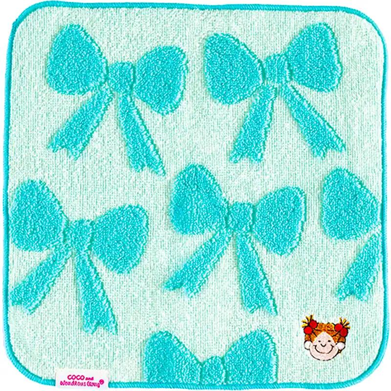 Coco-chan Greeting Life Hand Towel Ribbon RYZ-1072 Green