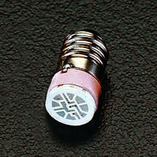 AC/DC 6V/E10 (23mm) LED Lamp (Red)