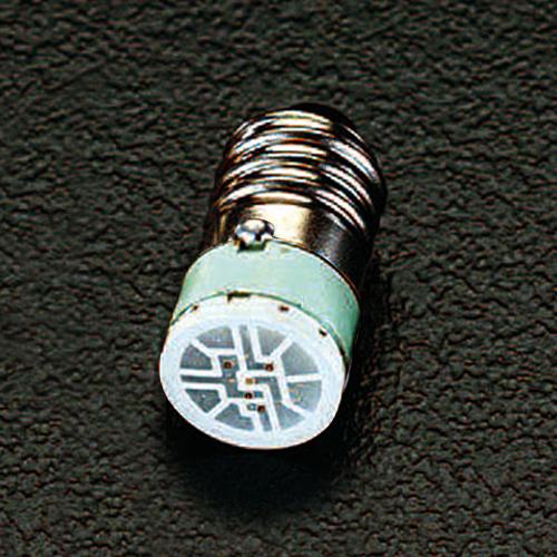 AC/DC 6V/E10 (23mm) LED Lamp (Green)