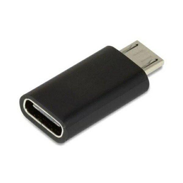 Japan Trust Technology Type-C to microUSB Adapter (Black) MTCA-BK