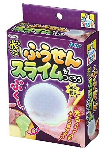 Artec Let's Make Glowing Balloon Slime 55982 Experiment Kit Science Craft Free Research Craft Slime Glowing Slime