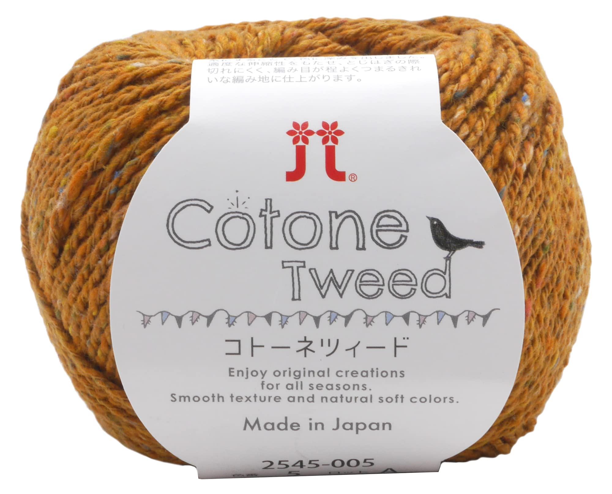 Hamana Hand-Knitting Yarn Coton Tweed Approx. 30g Col.5