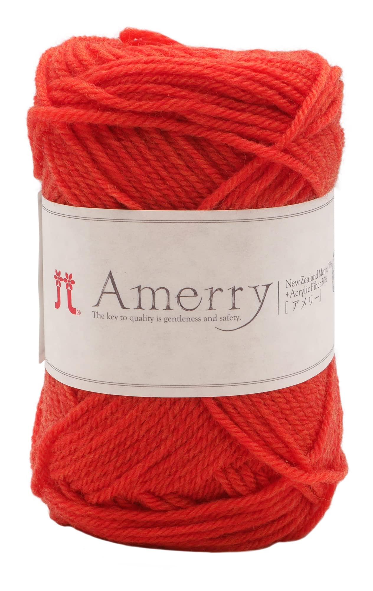 Hamana Hand-Knitting Yarn Amelie Medium Weight Col.55 Red Family 40g Approx. 110m 2261