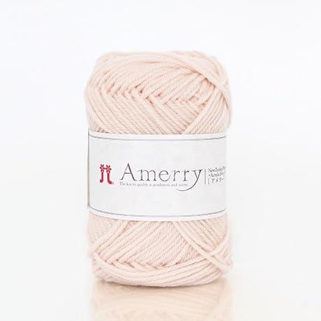 Hamana Hand-Knitting Yarn Amelie Medium Weight COL. 56 Pale Orange Family 40g Approx. 110m 2261