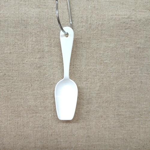 Takakusa Metal Enamel Cutlery Mini Scoop Blanc 636501