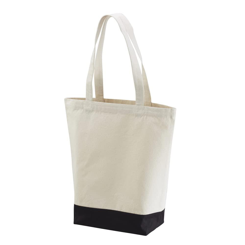 [United Athle] Regular Canvas Tote Bag Natural/Black M
