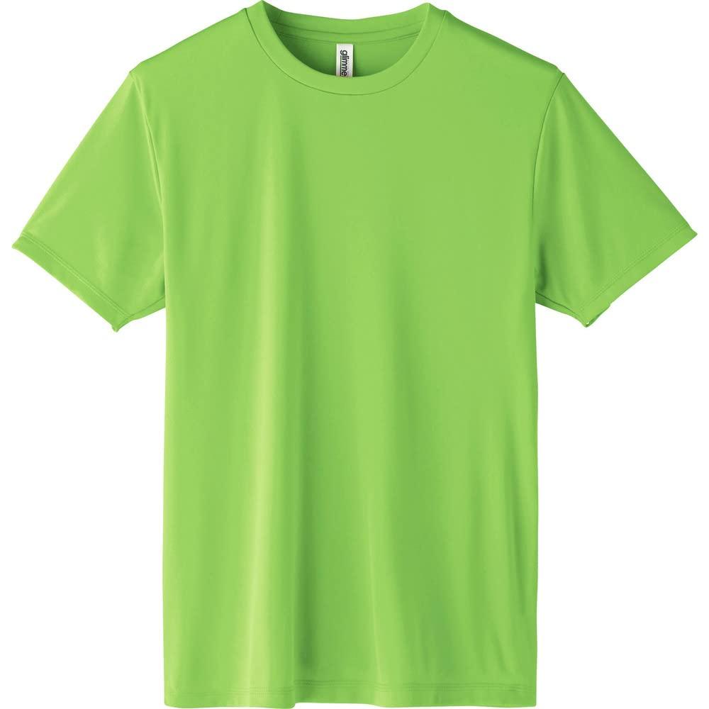 [Glimmer] Short Sleeve 3.5 oz Interlock Dry T-Shirt [Crew Neck] 00350-AIT Lime 3L (Equivalent to Japanese Size 3L)