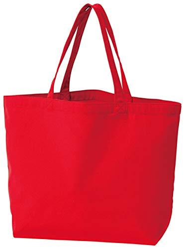 [Printstar] Back Canvas Tote Bag 00778-TCC Red Japan ML (Equivalent to Japanese size M-L)