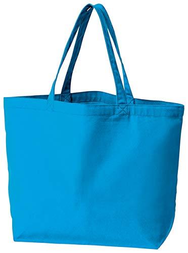 [Printstar] Back Canvas Tote Bag 00778-TCC Turquoise Japan ML (Equivalent to Japanese size M-L)