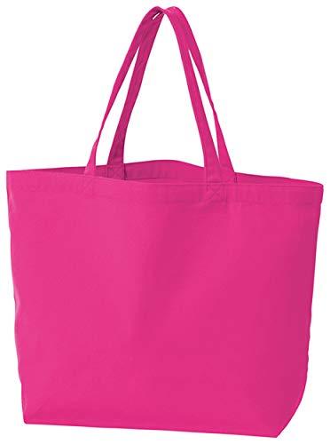 [Printstar] Back Canvas Tote Bag 00778-TCC Hot Pink Japan ML (Equivalent to Japanese size M-L)