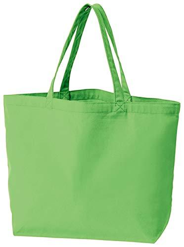 [Printstar] Back Canvas Tote Bag 00778-TCC Lime Japan ML (Equivalent to Japanese size M-L)