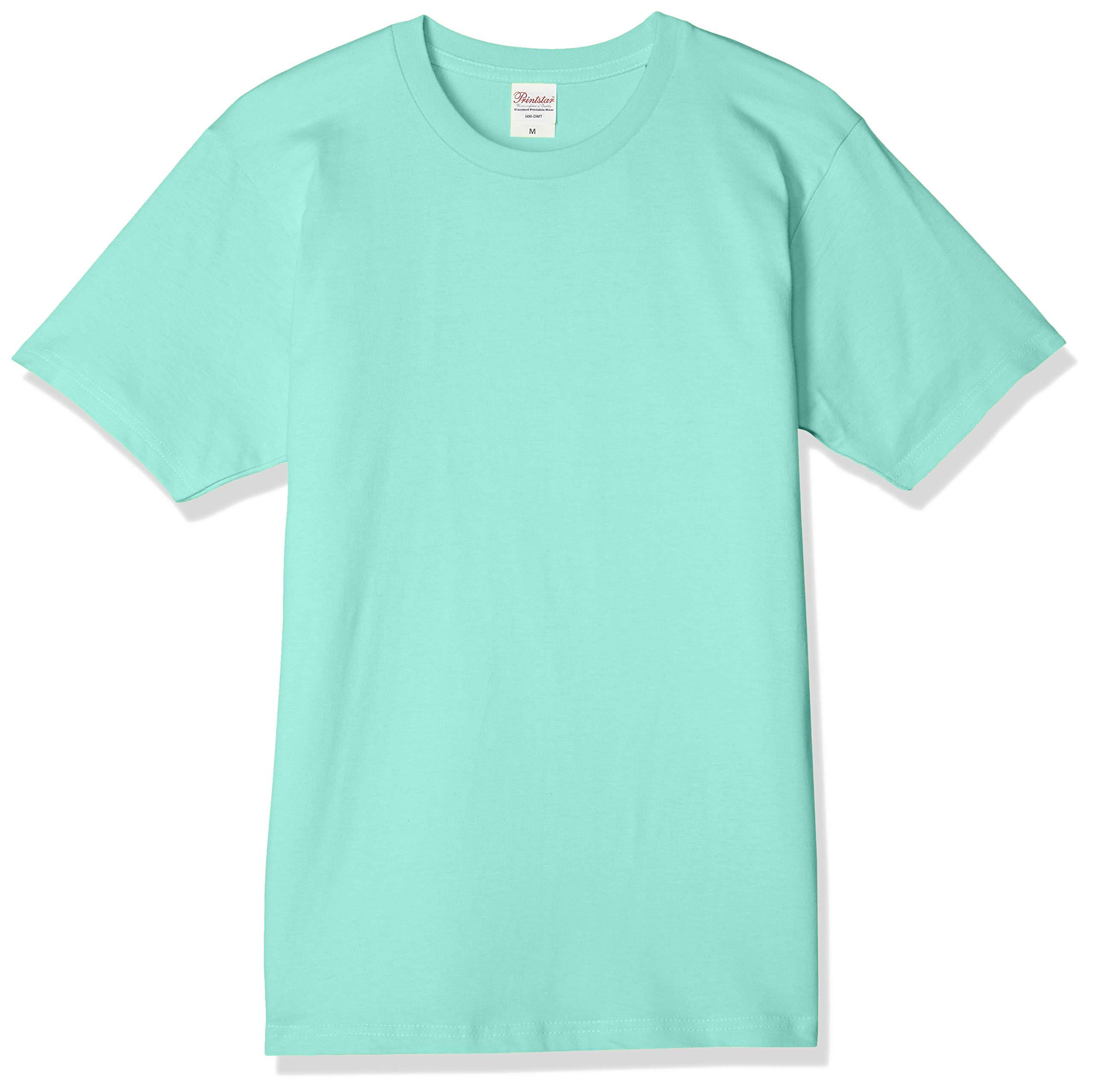 [Printstar] Kids Short Sleeve 5.0 oz Basic T-Shirt Mint Green Japan 150cm (-)