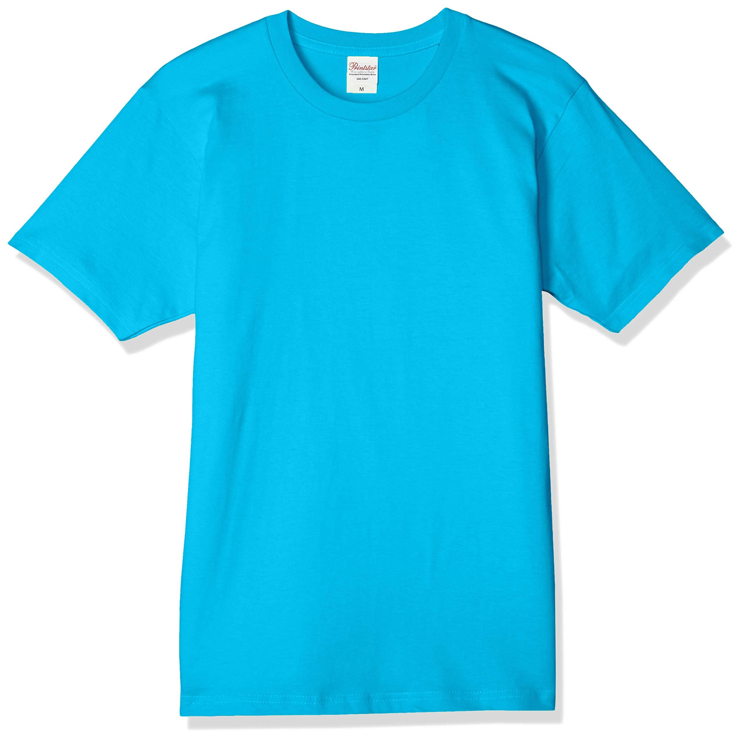 [Printstar] Kids Short Sleeve 5.0 oz Basic T-Shirt Turquoise Japan 140cm (-)