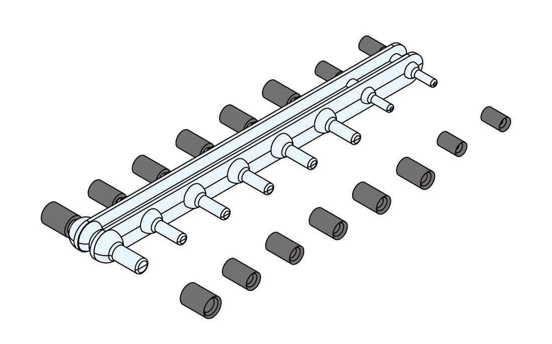 Hobby Base Premium Parts Collection Joint Technique Spherical Joint Catcher G Gray Plastic Model Parts PPC-Tn78