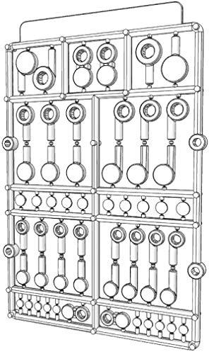Hobby Base Premium Parts Collection Joint Technique Disc Joint Pure White Plastic Model Parts PPC-T103